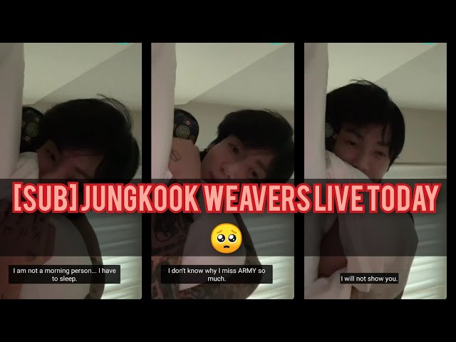 Jul 28, 2023 [SUB] jungkook weverse live || 😢💜 jungkook weverse live today ||#btsarmy#bts #kpop#army