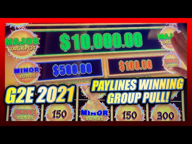 #G2E2021 GROUP PULL AT THE COSMOPOLITAN LAS VEGAS ★ $10,000 MAXED OUT MAJOR JACKPOT ➜ LIGHTNING LINK