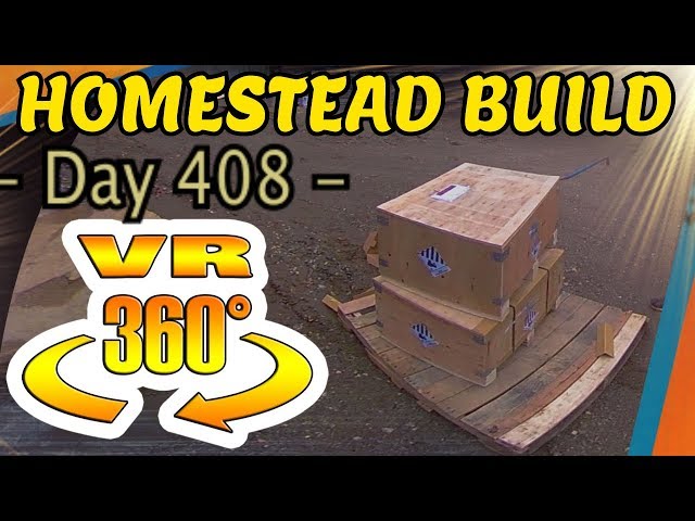 Homestead Building - HEAVY Solar Power System Battery Arrives