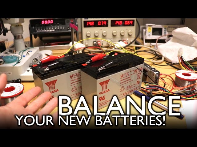 Why you should individually charge new lead-acid batteries before install