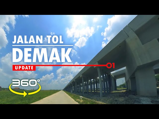 UPDATE TOL DEMAK  ❗ #1 TOL SEMARAK (SEMARANG-DEMAK) | MOTOVLOG ARTBIZ 360