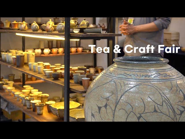 Korean Vlog | Tea & Craft Fair in Korea | Young artists to intangible cultural heritage Masters.