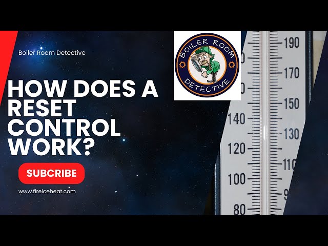 How does a hydronic reset control work?