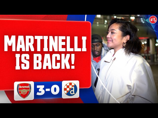 Martinelli Is Back! (Liv) | Arsenal 3-0 GNK Dinamo Zagreb