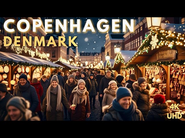 Explore Copenhagen | Magical Walking Tour In Stunning 4K Ultra HD