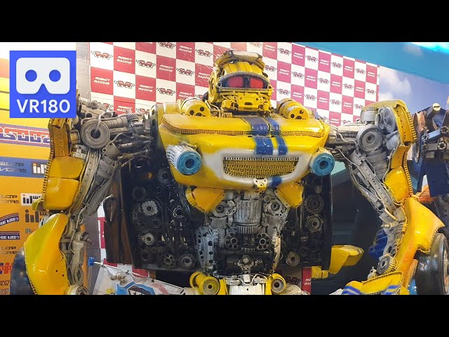 3D 180VR 4K Transformers Robot It's Tobot X