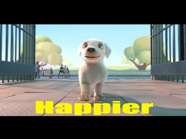 Pip   Happier Music Video Marshmello Happier UNOFFICIAL MUSIC VIDEO Pip Dog Song Animated Film