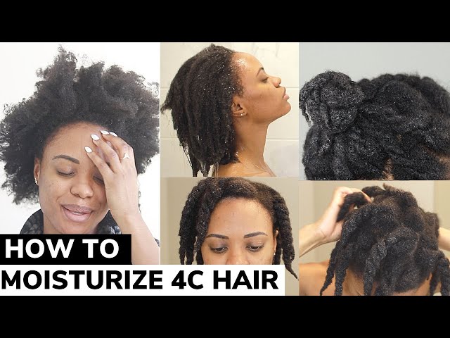 The ONLY Video You Need on How to Moisturize DRY 4C Natural Hair | DETAILED TUTORIAL 🙌🏽 💦