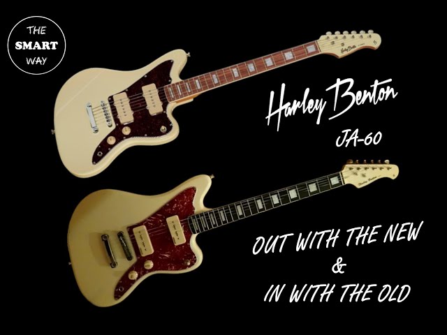 HARLEY BENTON JA60 GUITAR REVIEW & COMPARISON BETWEEN ROSWELL P90'S & ROSWELL JAZZMASTER PICK UPS