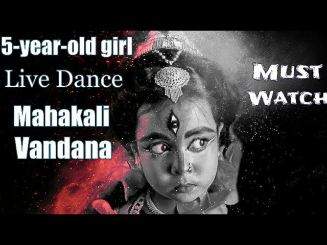 5-year-old girl | Deeparnita Chakraborty | Live Dance | Ranarangini | NazrulNritya | Maakali Vandana