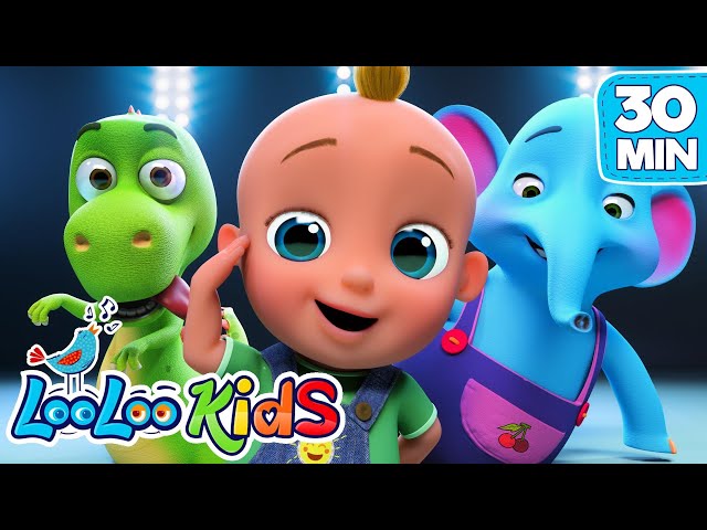 [30 MIN LOOP] Dance ChooChooWah with Johny 😍 Nursery Rhymes and Kids Songs by LooLoo Kids