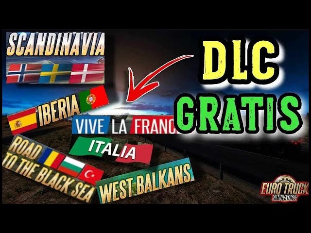 ETS2 1 53 3 21s OBTENER E INSTALAR TODOS LOS DLC GRATIS PARA Euro Truck Simulator 2  MAPAS 2025