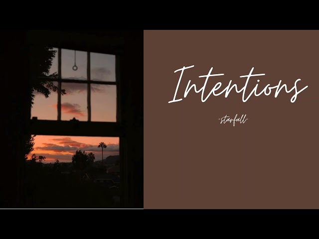 [1Hour Loop] Intentions - starfall || Music 1Hour Forever