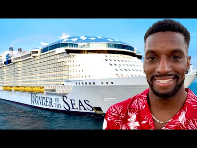 BOARDING THE WORLDS LARGEST CRUISE SHIP ROYAL CARIBBEAN’S WONDER OF THE SEAS | EMBARKATION DAY