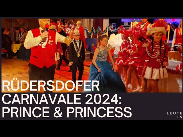 Rüdersdorfer Carnavale 2024: The Prince and The Princess dancing...