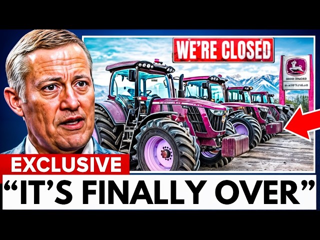 HAPPENING NOW!! John Deere CEO HALTS the $34.05 Billion American Farming Industry With This UPDATE