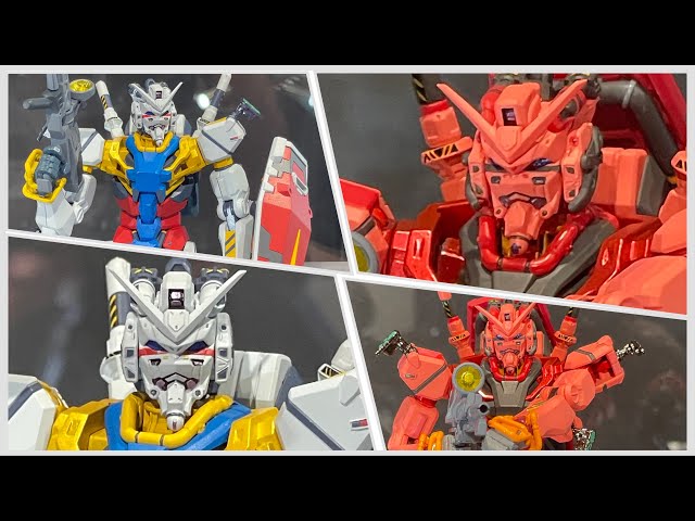 【TAMASHII NATIONS STORE TOKYO】「METAL ROBOT魂 赤いガンダム」& 「METAL ROBOT魂 白いガンダム」サンプル展示