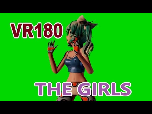 [VR180] Miku - THE GIRLS [DanceXR(MMD)]