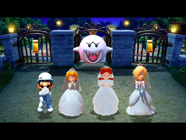 Mario Party Jamboree - Epic Wedding Battle! Mario Vs Peach Vs Daisy Vs Rosalina| Who Will Win?