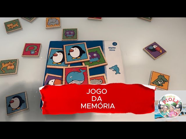 JOGO DA MEMÓRIA - 3 EM 1