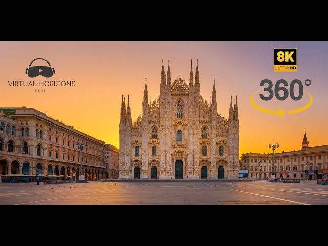 Explore Milan's Duomo in 360° | Stunning 8K VR | Feel the City’s Life!