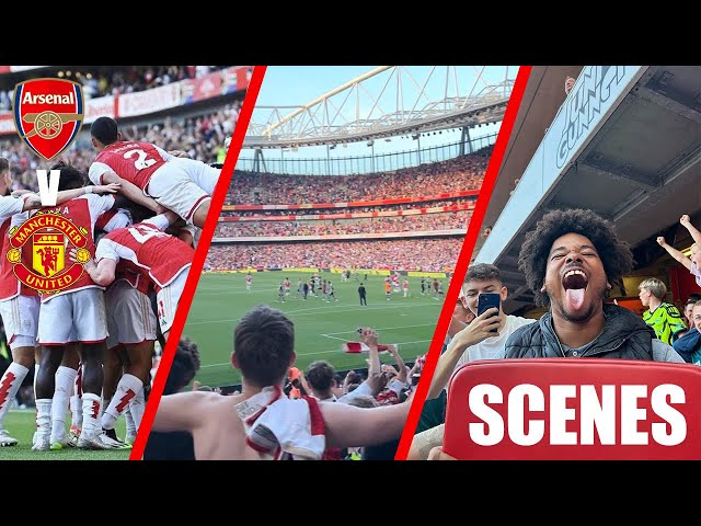 LAST MINUTE DRAMA ERUPTS THE EMIRATES | MATCHDAY VLOG | ARSENAL V MAN UTD