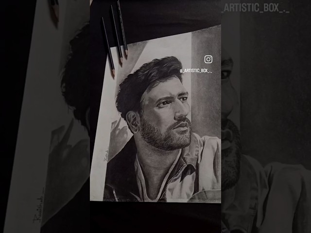 Portrait of Vicky kaushal ✏️#ytshorts #shorts #trend #trendingshorts #youtubeshorts