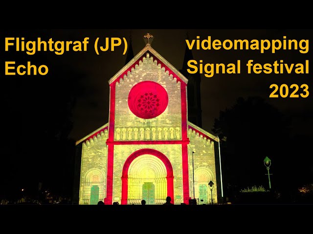 Echo by Flightgraf videomapping, Signal festival 2023 | 8K HDR