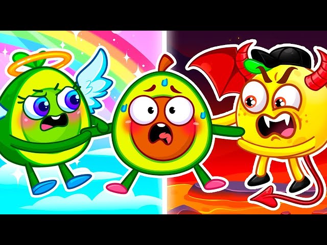 🔴 Angel vs Demon Kids Behavior || Best Kids Songs by VocaVoca Friends 🥑💖