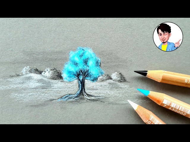 10 Steps to this impressive Landscape Drawing (Drawing Tutorial)