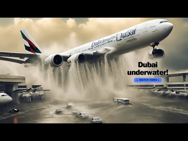 Worst day in the history of Dubai! The airport is under water, all flights are cancelled! FLOOD!