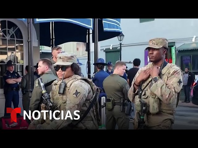 Blindan las calles de Nueva Orleans como protocolo antes del Super Bowl | Noticias Telemundo