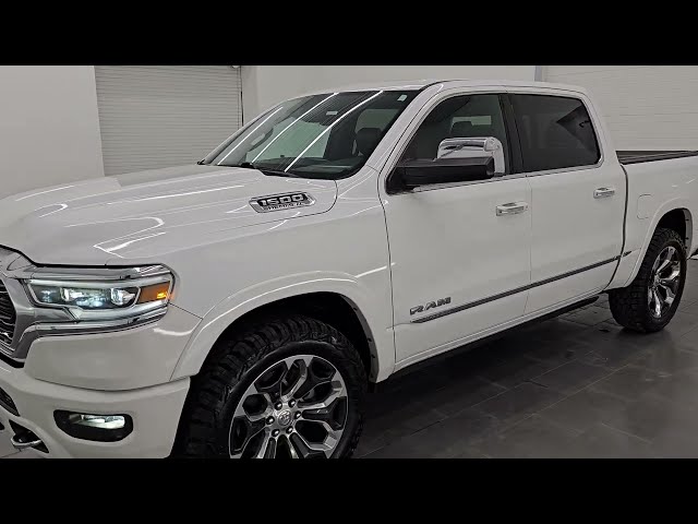 2019 RAM 1500 LIMITED LVL 1 CREW SHORT IVORY WHITE TRICOAT 4K WALKAROUND 15006Z