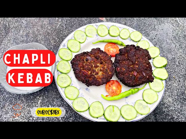 Chapli Kabab | Mutton Chapli Kabab Alongside River Stream