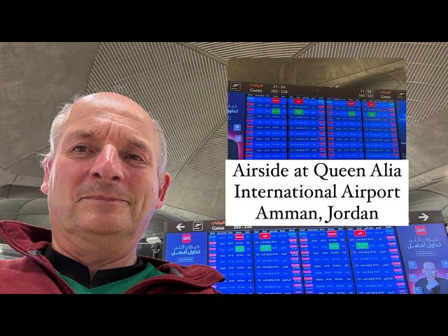 Airside at Queen Alia International Airport, Amman, Jordan