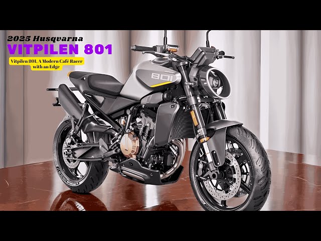 Vitpilen 801, A Modern Café Racer with an Edge | 2025 Husqvarna Vitpilen 801