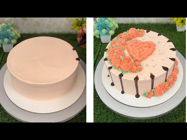 Heart shape cake design | Trending anniversary cake | Cake new design | heart cake | new cake design