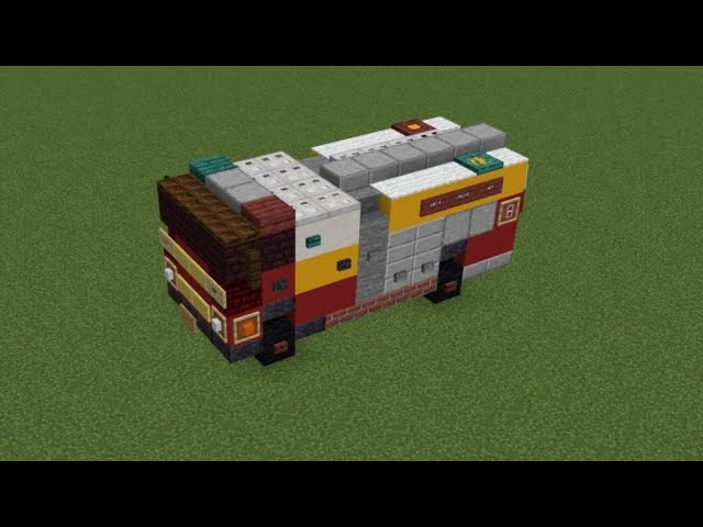 Minecraft NSW Class 3 Pumper FireTruck Tutorial