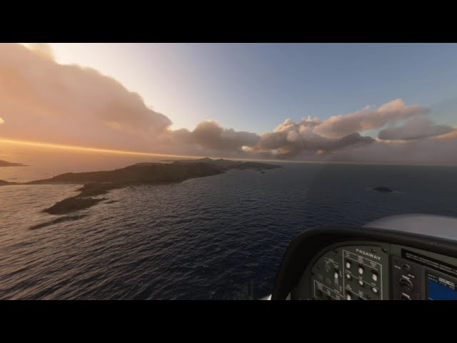 Windy landing at St Barth in MSFS2020 in 4K VR180