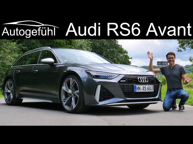 New Audi RS6 Avant FULL REVIEW performance estate 2020 with Autobahn driving - Autogefühl