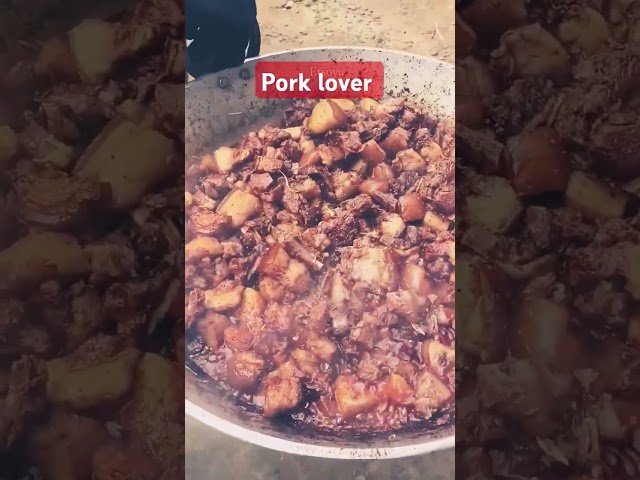 Pork lover ke liye pork fry 🐷#porkbelly #food #pork #porkcurry #porkins #mukbang #meat #chicken