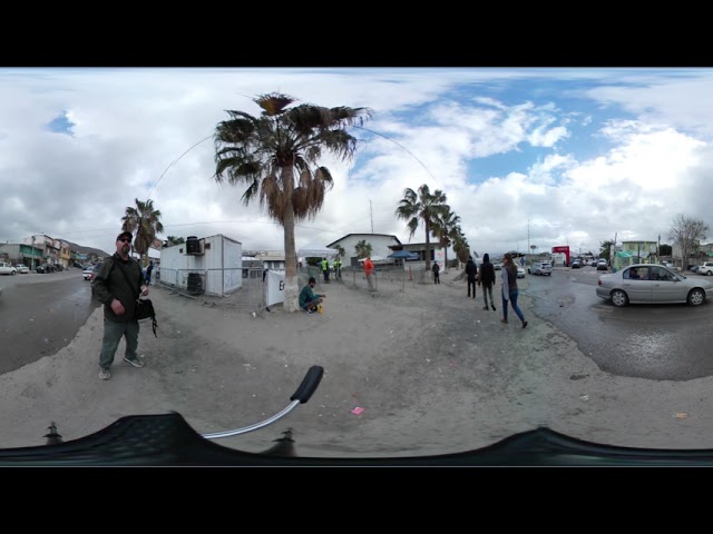 la Caravana de Hondureños - albergue el barretal Tijuana México