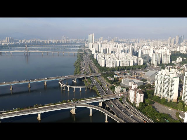 [8K] Mavic Air 2 Hyperlapse Sample -- 매빅 에어 2 8K 하이퍼랩스 영상 샘플