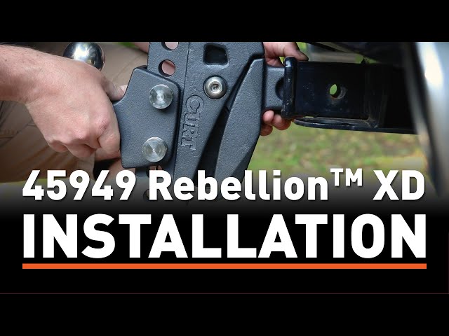 Rebellion™ XD Installation | CURT 45949 Adjustable Cushion Hitch Ball Mount