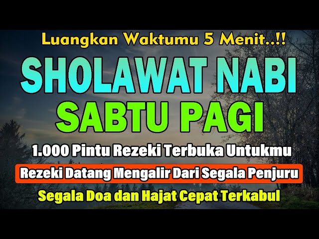 PUTAR MALAM INI !!  Sholawat Jibril Pengabul Hajat,Mendatangkan Rezeki, Penghapus Dosa,syafaat