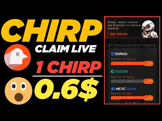 Chirp Token Claim Live | How To Claim Chirp Token | Chirp Listed On Many Exchange