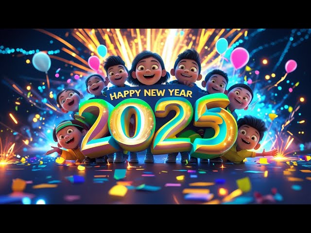 Cheers to the New Year!💥💥💥 Happy new year! Wish your friends with this unique kid's new year song !