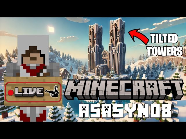 🔴 OTWORZYŁEM SERWER MINECRAFT! 😍 ZIMOWA PRZYGODA 🥶 FORTNITE Z WIDZAMI! 🎮 | Asasyn08 [NA ŻYWO]