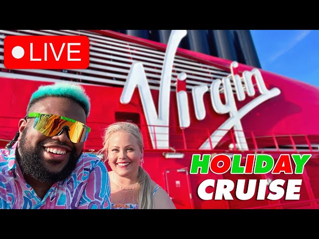 On Our Way To Our VERY FIRST Christmas Cruise | Virgin Voyages Valiant Lady