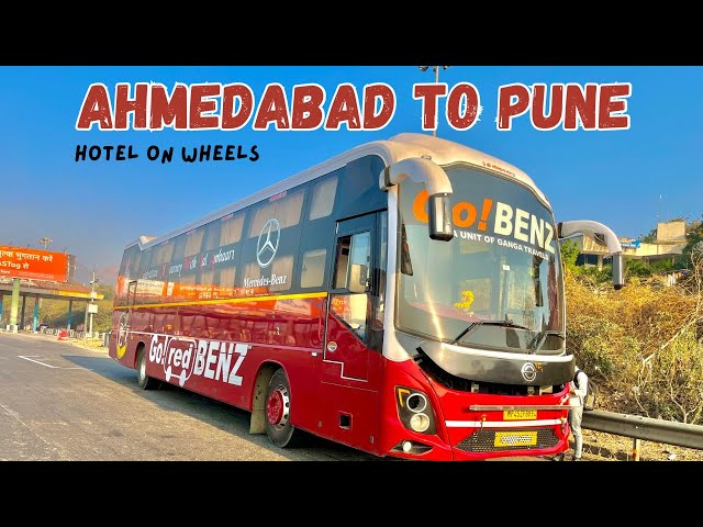 Ahmedabad to Pune | Ahmedabad to Pune bus journey | Ganga Travel | Ahmedabad to Pune travel